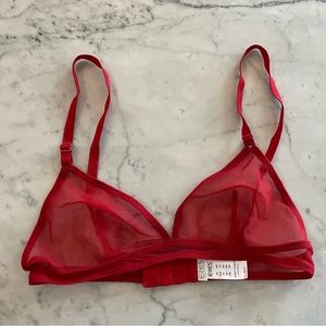 New ERES red bra 32B NWOT